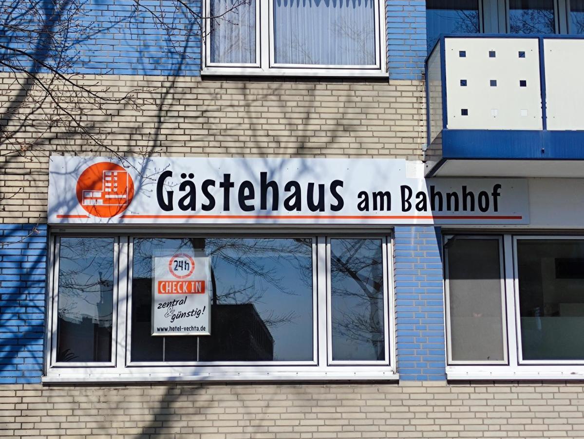 Gaestehaus Am Bahnhof, Self-Check-In Vechta Exterior foto